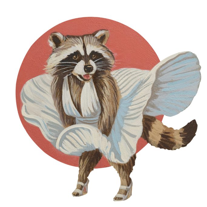 Waschbär als Hollywood Ikone